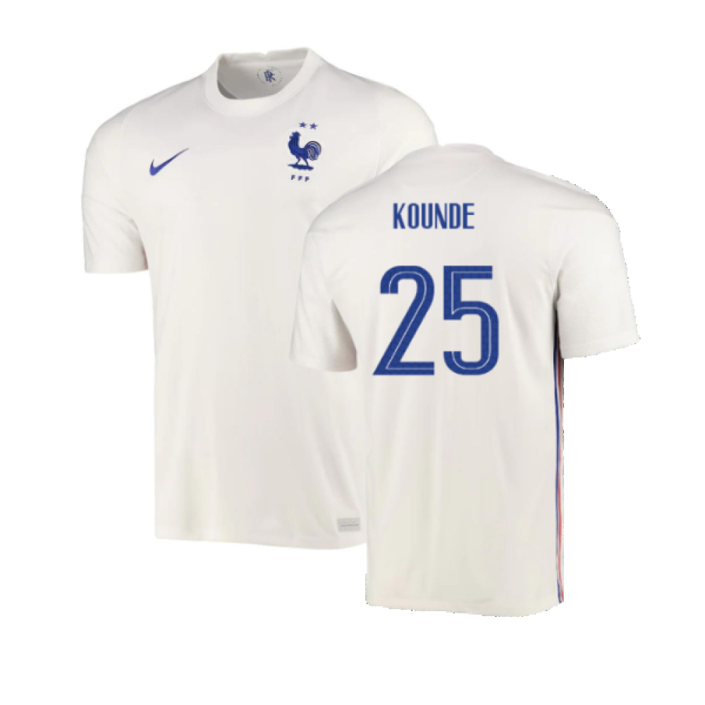 France 2020-21 Away Shirt (XXL) (Good) (Kounde 25)_0