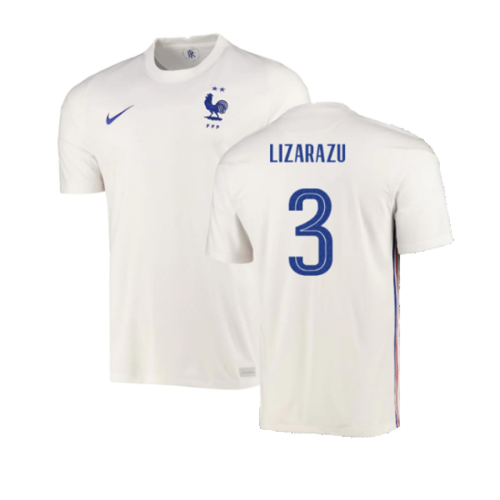 France 2020-21 Away Shirt (XXL) (Good) (Lizarazu 3)_0