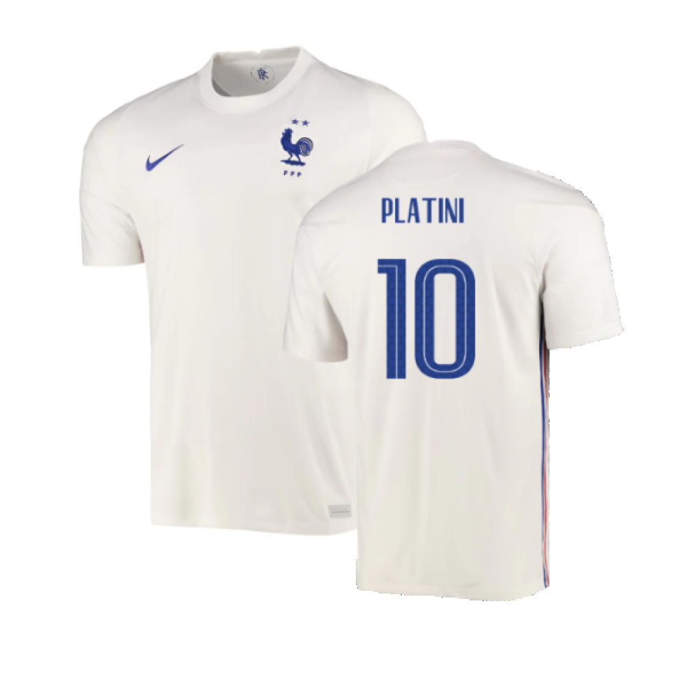 France 2020-21 Away Shirt (XXL) (Good) (Platini 10)_0