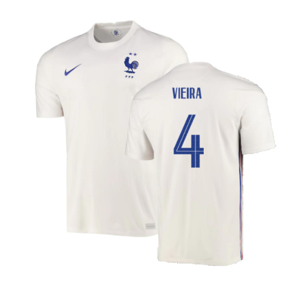 France 2020-21 Away Shirt (XXL) (Good) (Vieira 4)_0