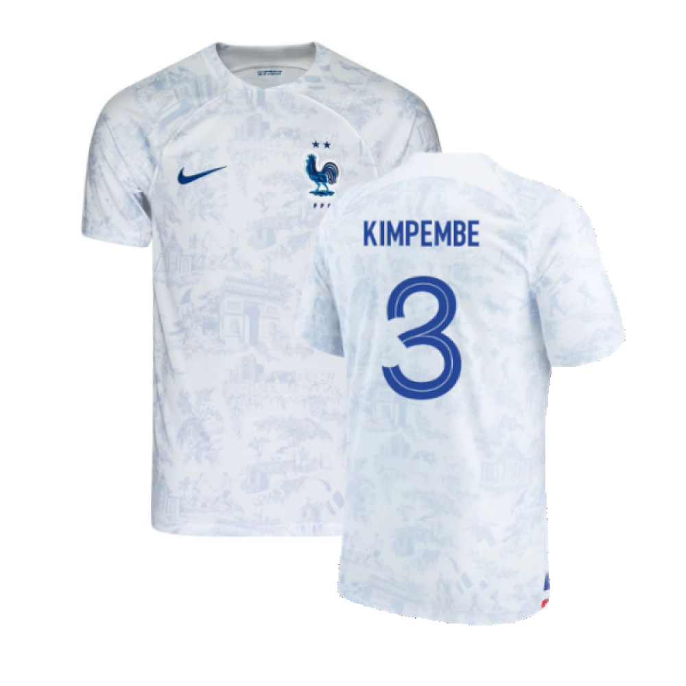 France 2022-23 Away Shirt (Mbappe #10) (Womens M) (Good) (KIMPEMBE 3)_0