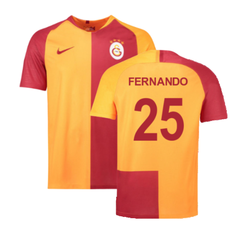 Galatasaray 2018-19 Home Shirt (2XL) (Excellent) (Fernando 25)_0