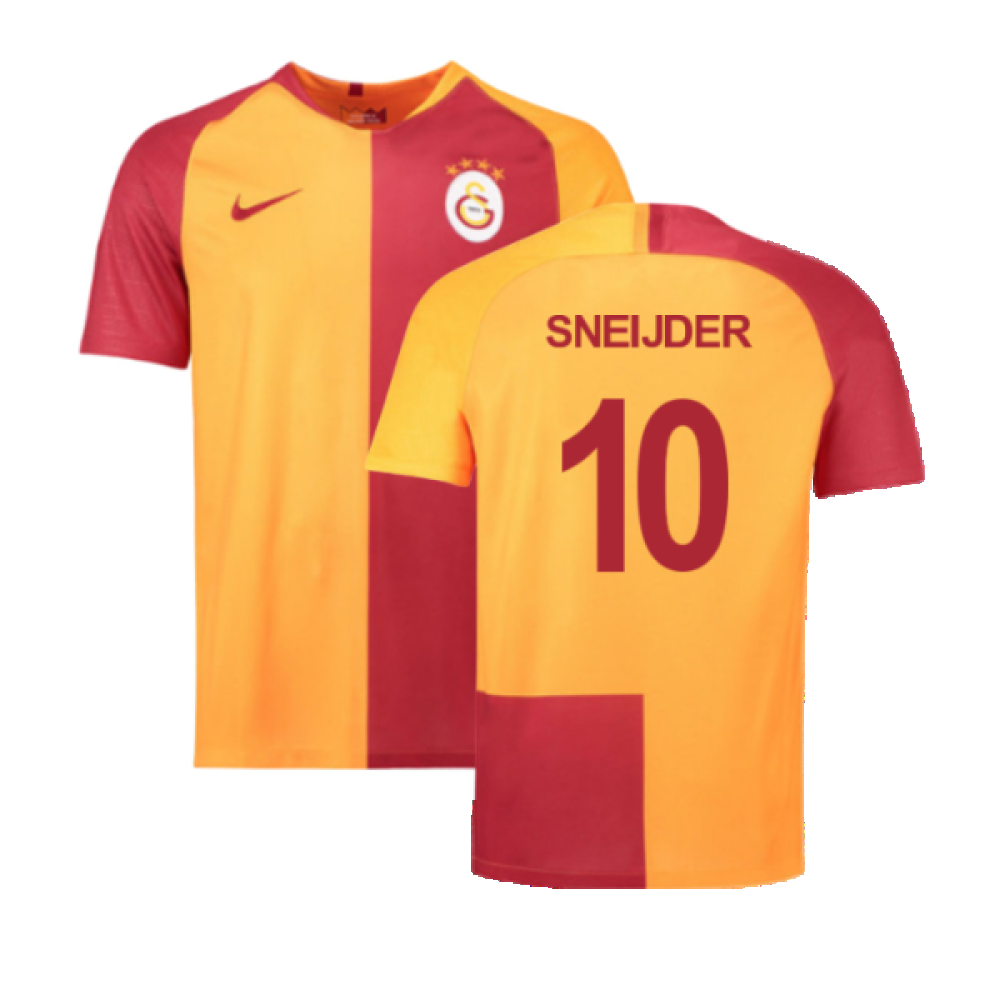 Galatasaray 2018-19 Home Shirt (2XL) (Excellent) (Sneijder 10)_0