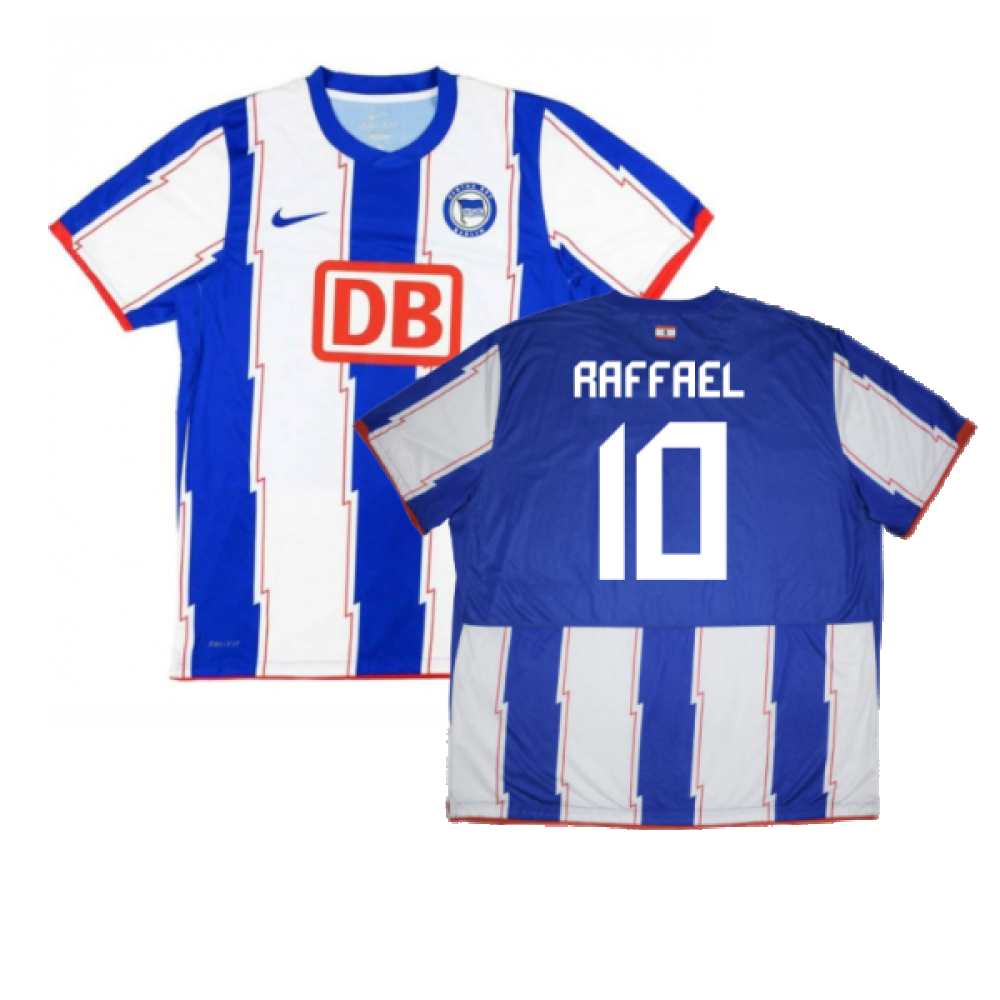 Hertha Berlin 2010-11 Home Shirt (S) (Excellent) (Raffael 10)_0