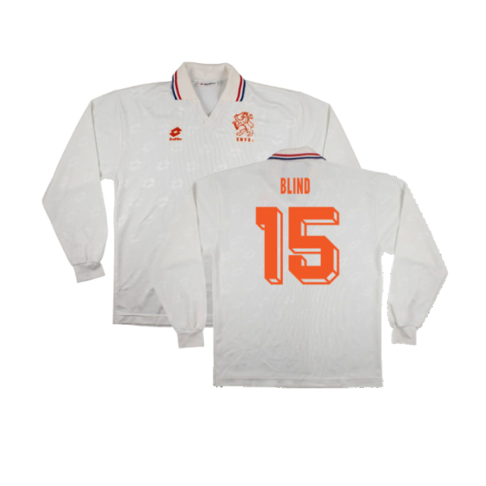 Holland 1992-94 Long Sleeve Away Shirt (L) (Very Good) (Blind 15)_0