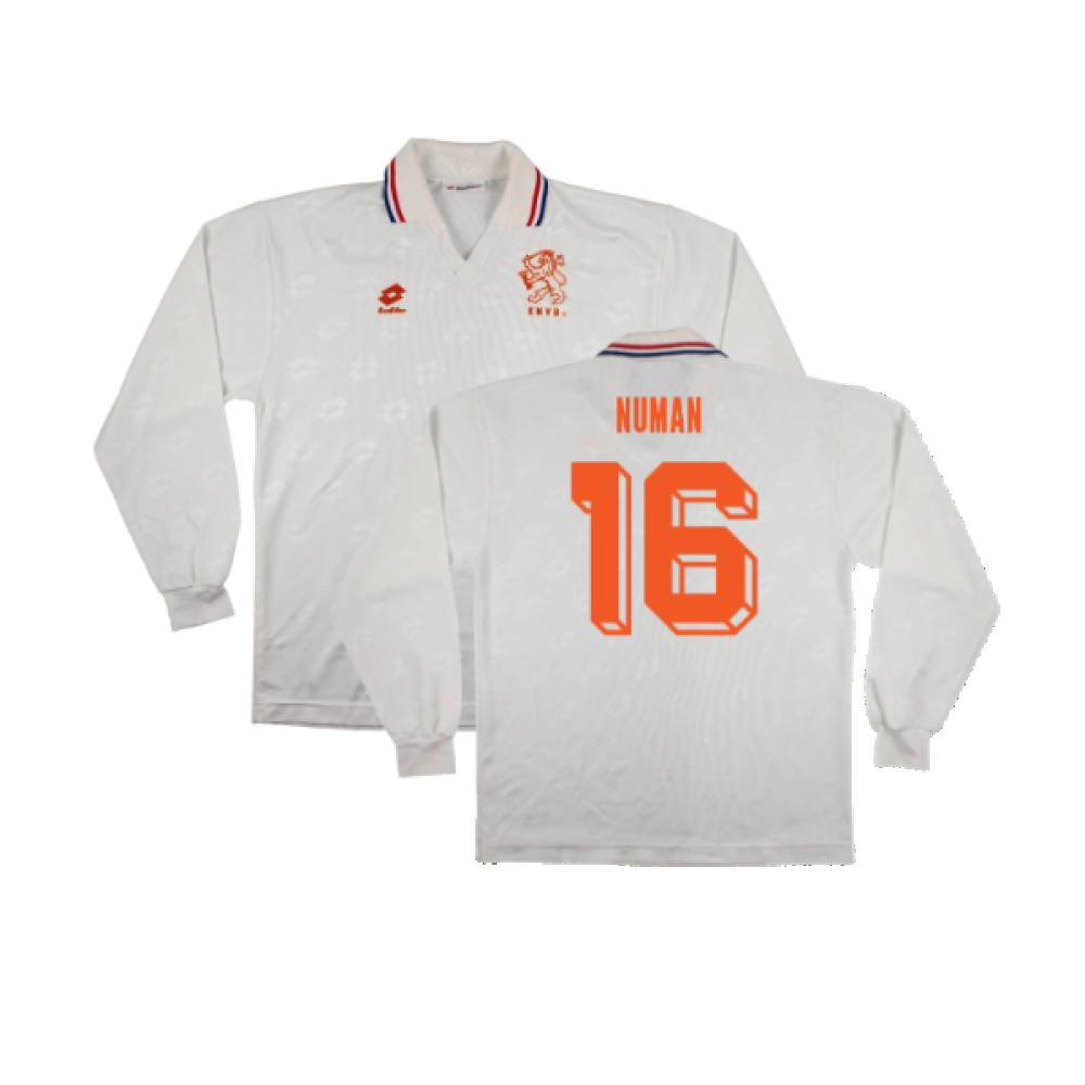 Holland 1992-94 Long Sleeve Away Shirt (L) (Very Good) (Numan 16)_0