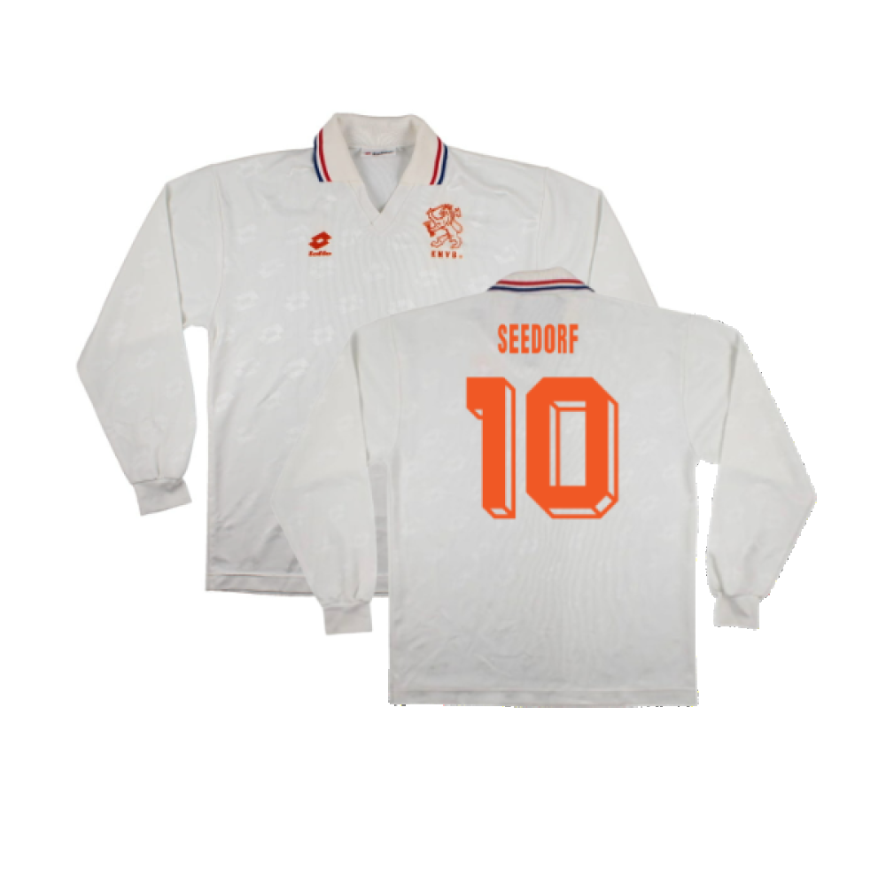 Holland 1992-94 Long Sleeve Away Shirt (L) (Very Good) (SEEDORF 10)_0