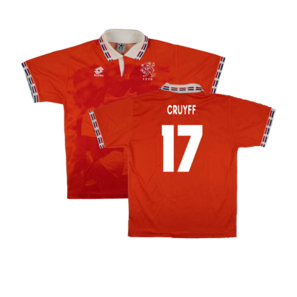 Holland 1996-97 Home Shirt (M) (Very Good) (Cruyff 17)_0