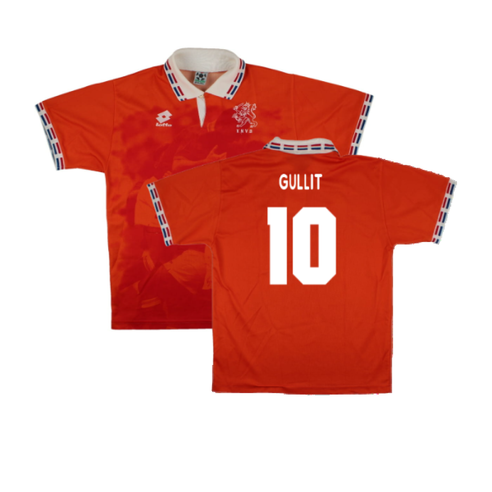 Holland 1996-97 Home Shirt (M) (Very Good) (GULLIT 10)_0