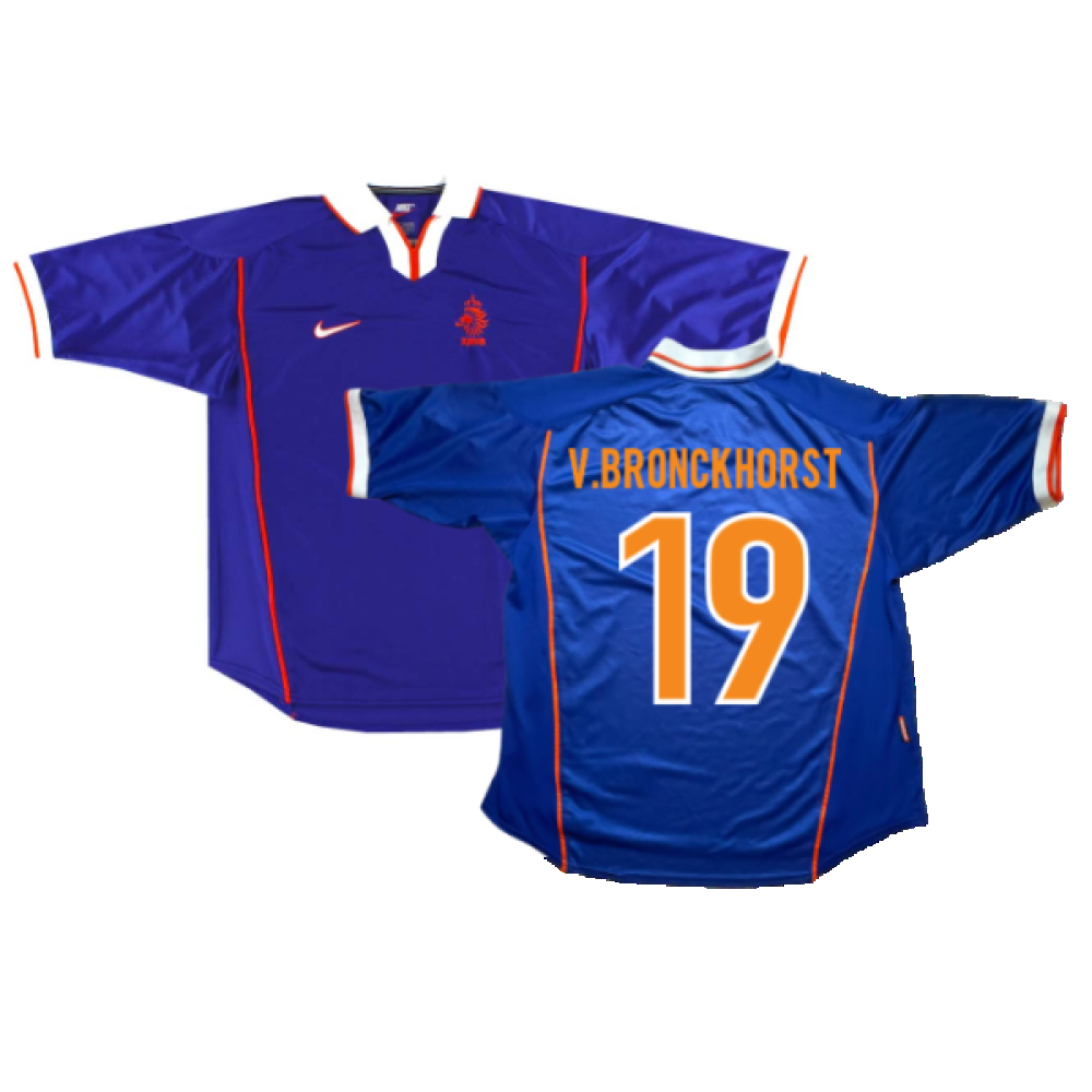 Holland 1998-2000 Away Shirt (Excellent) (V.Bronckhorst 19)_0