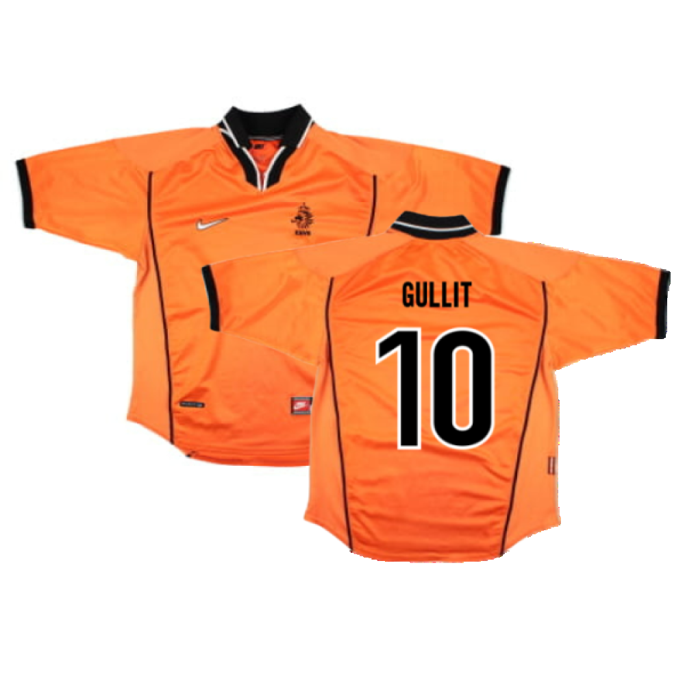 Holland 1998-1999 Home Shirt (M) (Good) (Gullit 10)_0