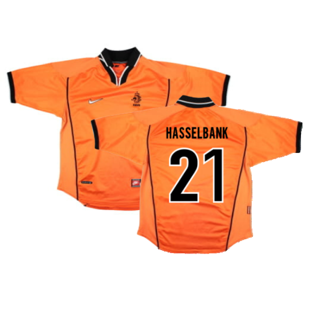 Holland 1998-1999 Home Shirt (M) (Good) (Hasselbank 21)_0