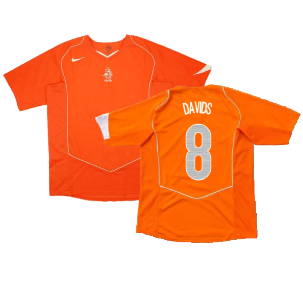 Holland 2004-05 Home Shirt (L) (Excellent) (Davids 8)_0