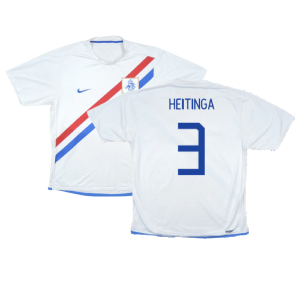 Holland 2006-08 Away Shirt (L) (Very Good) (Heitinga 3)_0