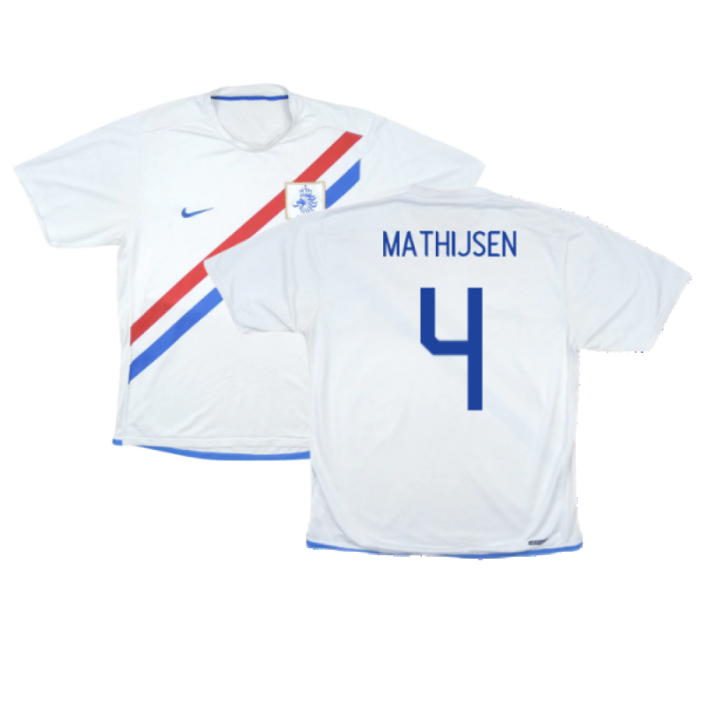 Holland 2006-08 Away Shirt (L) (Very Good) (Mathijsen 4)_0