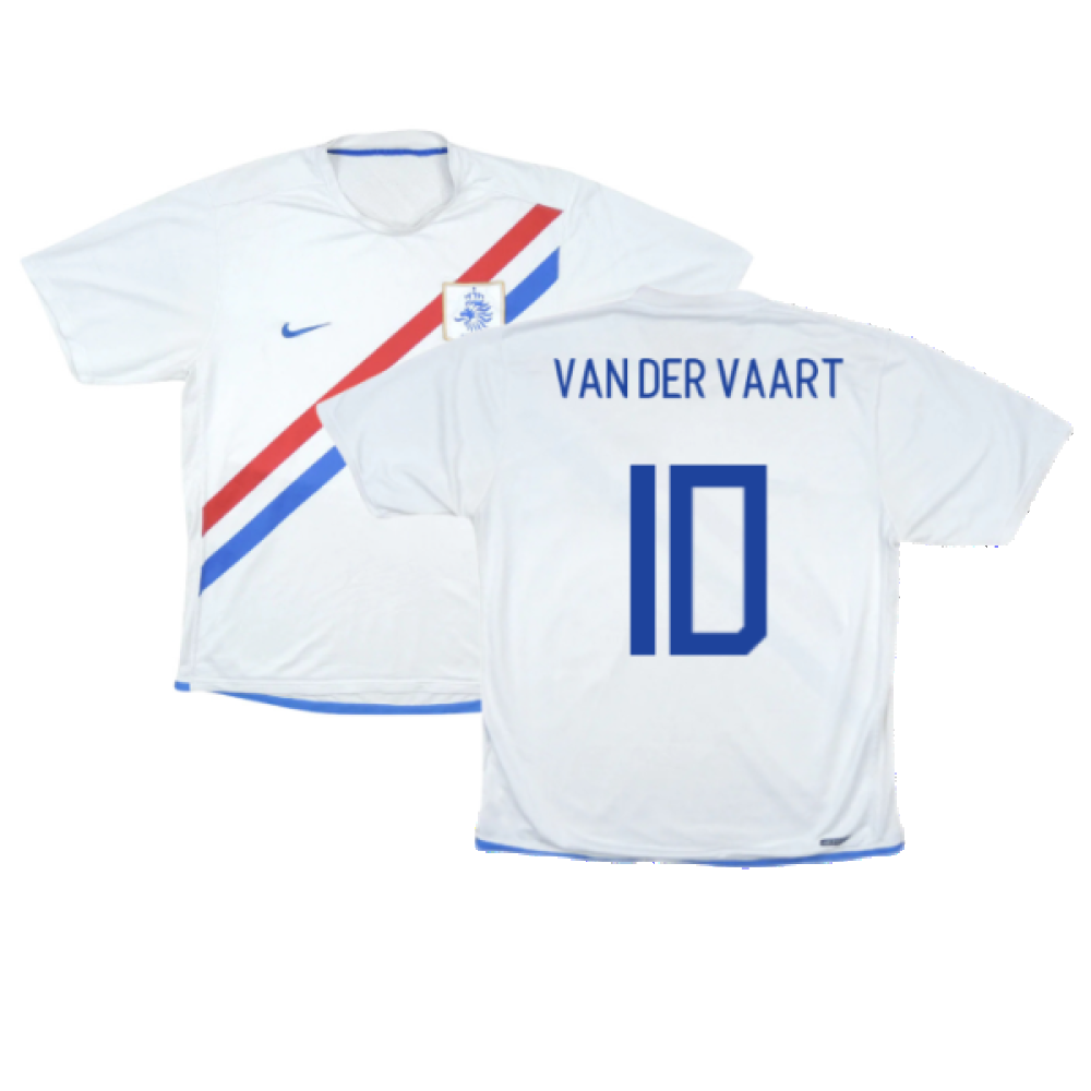 Holland 2006-08 Away Shirt (L) (Very Good) (Van Der Vaart 10)_0