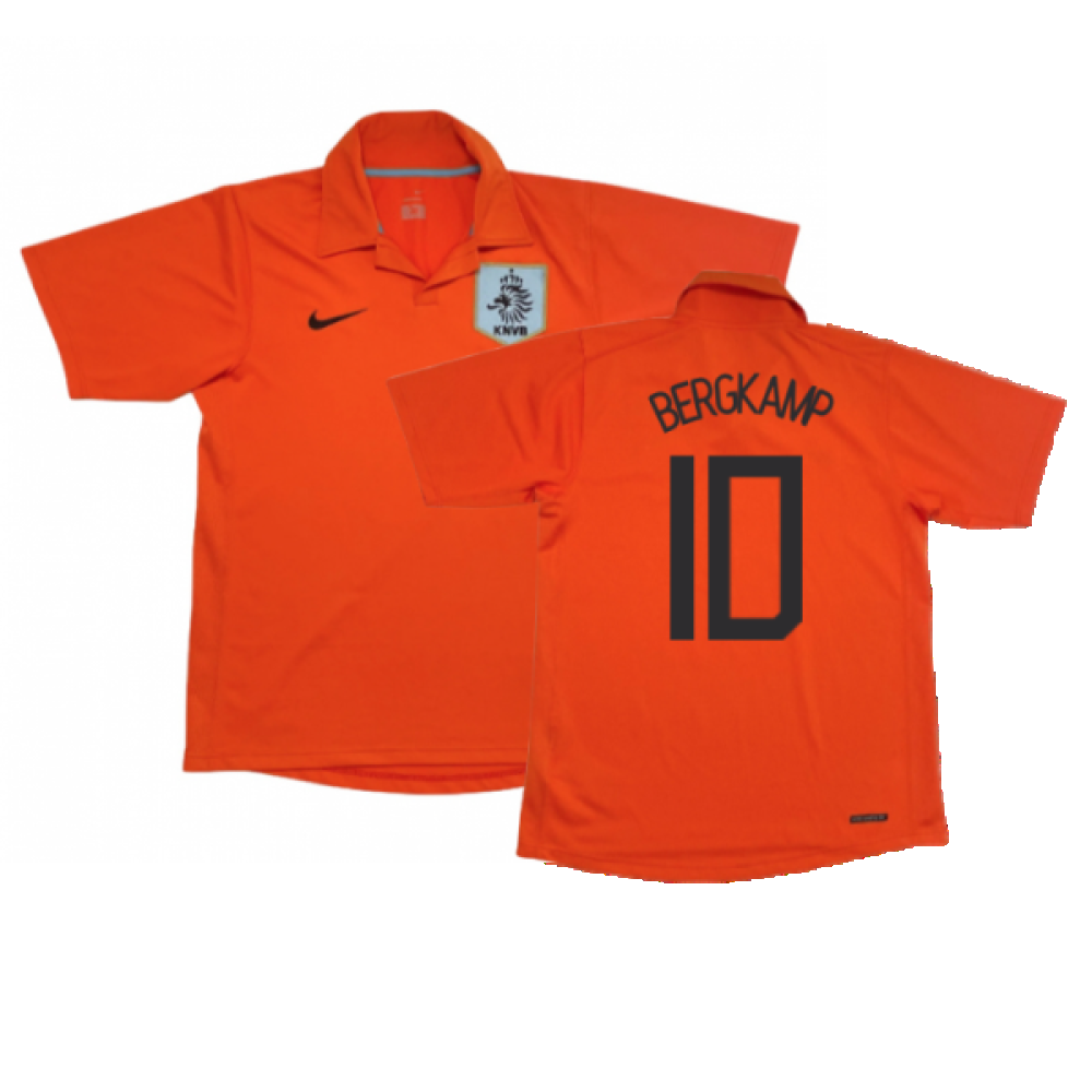 Holland 2006-08 Home Shirt (S) (Excellent) (Bergkamp 10)_0