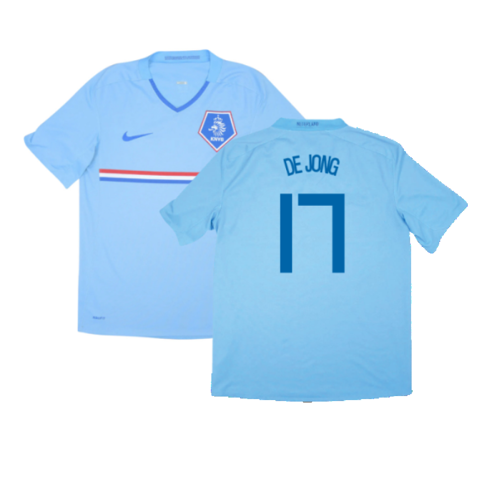 Holland 2008-09 Away Shirt (S) (Good) (De Jong 17)_0