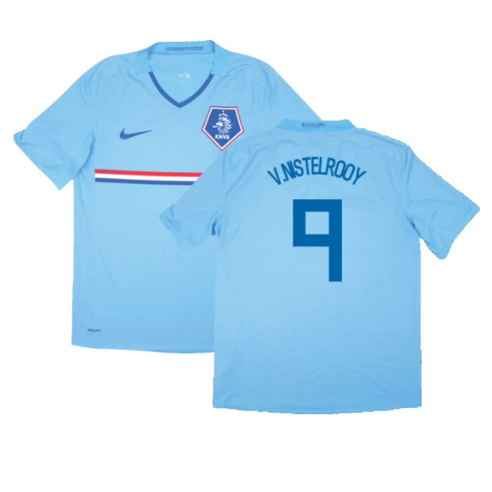 Holland 2008-10 Away Shirt (XL) (Excellent) (V.Nistelrooy 9)_0