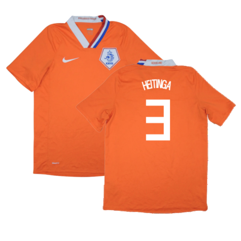 Holland 2008-10 Home Shirt (XL) (Excellent) (Heitinga 3)_0