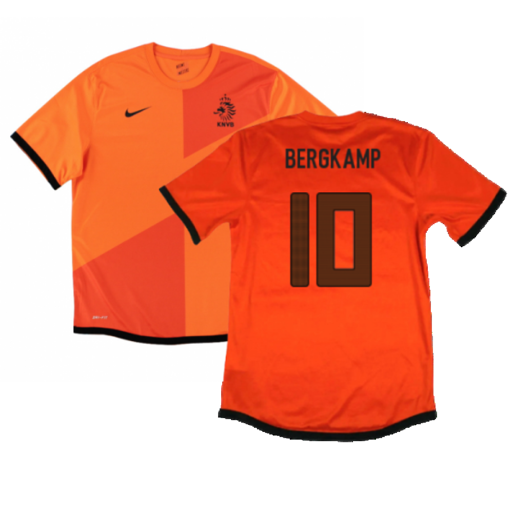 Holland 2012-14 Home Shirt (M) (Mint) (Bergkamp 10)_0