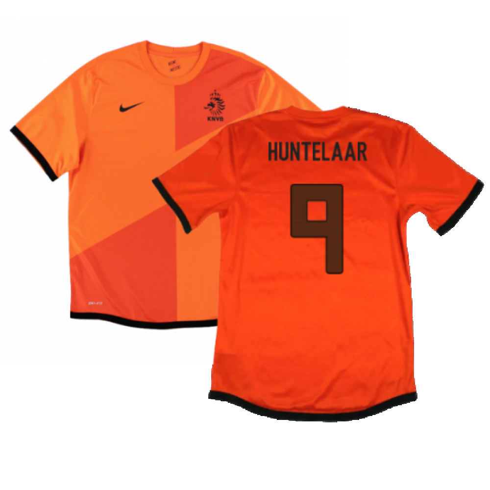 Holland 2012-14 Home Shirt (M) (Mint) (Huntelaar 9)_0