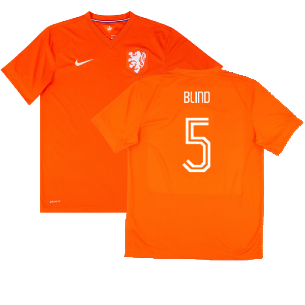 Holland 2014-15 Home Shirt (M) (Very Good) (Blind 5)_0