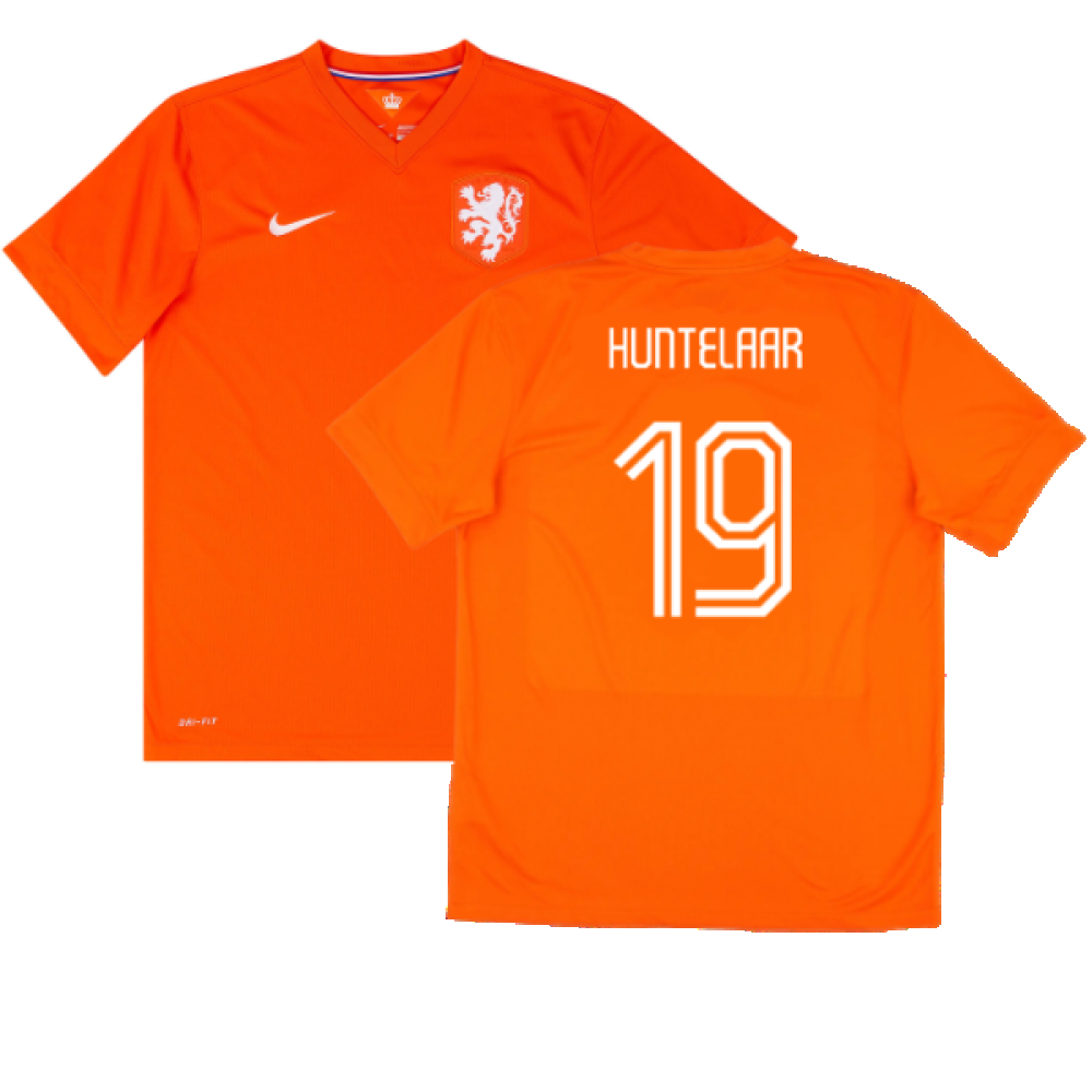 Holland 2014-15 Home Shirt (M) (Very Good) (Huntelaar 19)_0