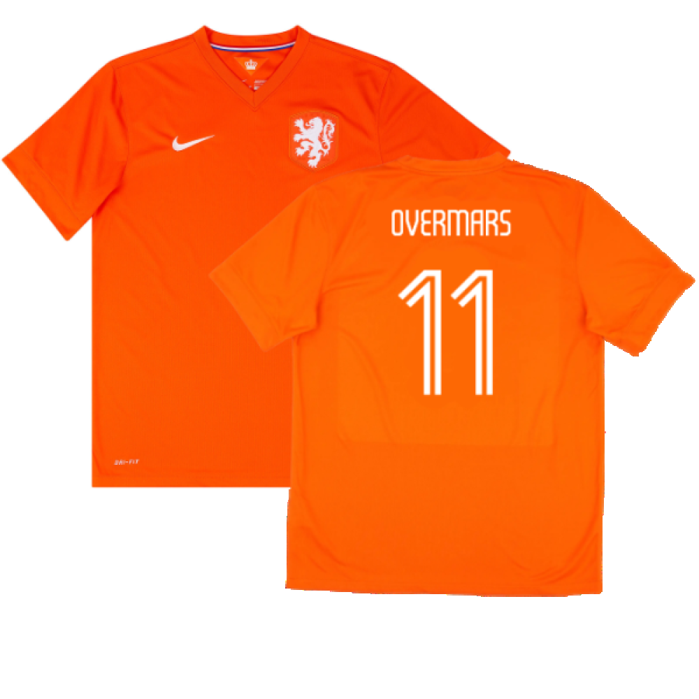 Holland 2014-15 Home Shirt (M) (Very Good) (Overmars 11)_0