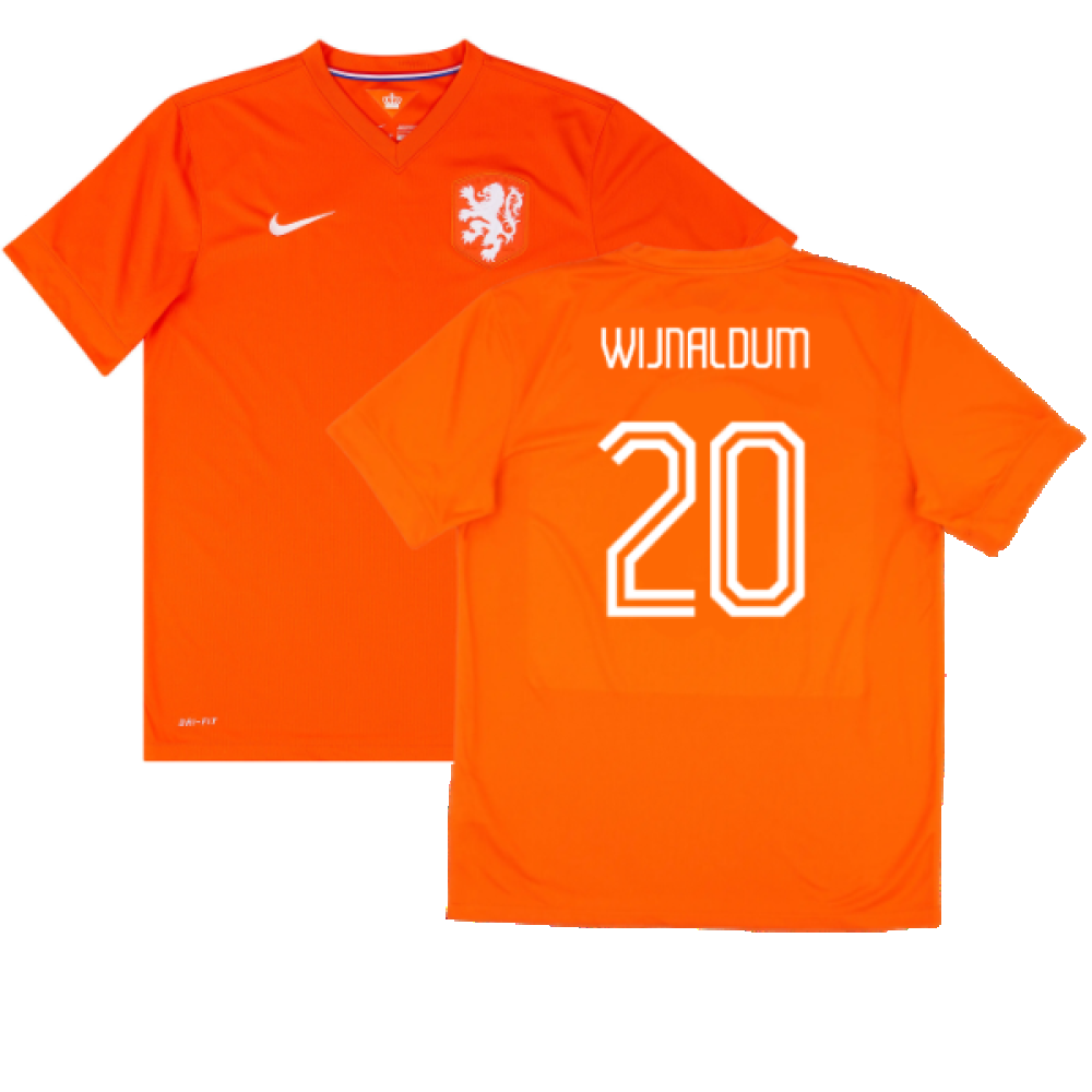 Holland 2014-15 Home Shirt (M) (Very Good) (Wijnaldum 20)_0