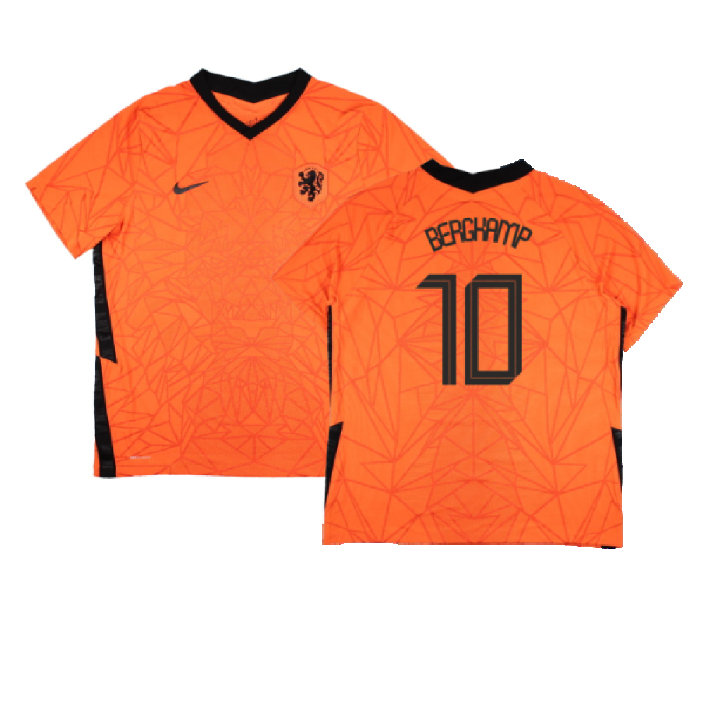 Holland 2020-21 Home Shirt (Excellent) (BERGKAMP 10)_0