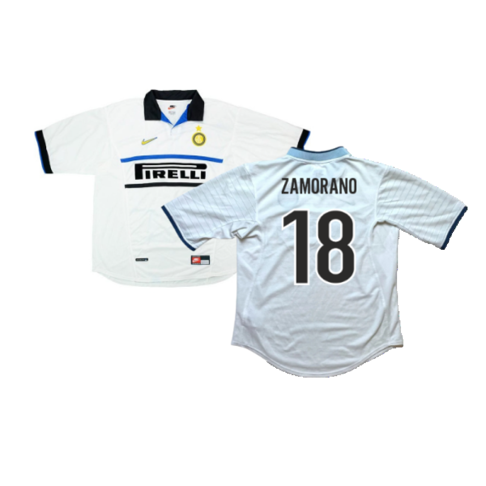 Inter Milan 1998-00 Away Shirt (Very Good) (Zamorano 18)_0