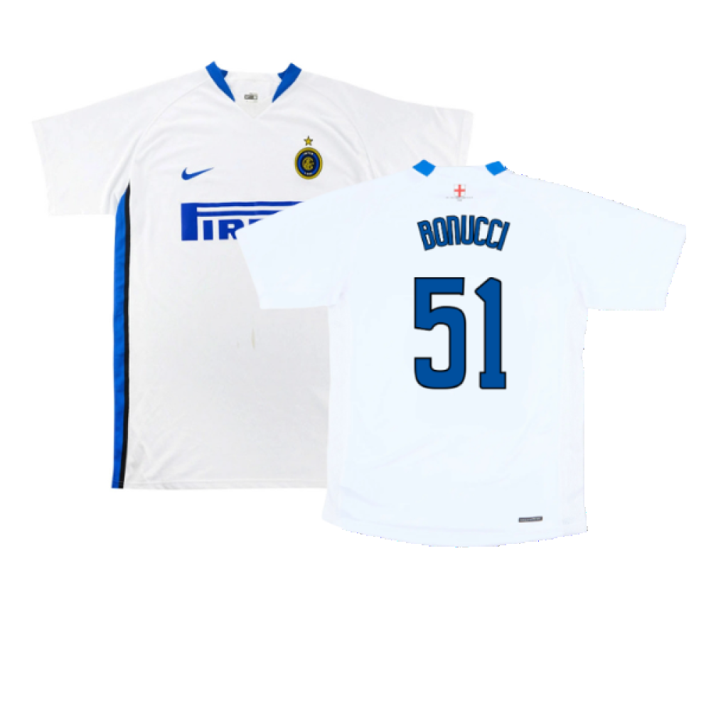 Inter Milan 2006-2007 Away Shirt (Excellent) (Bonucci 51)_0