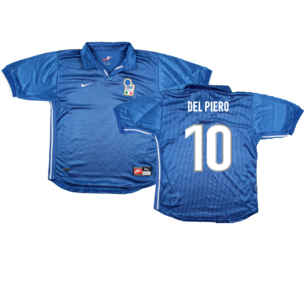 Italy 1998-99 Home Shirt (XL Boys) (Very Good) (Del Piero 10)_0