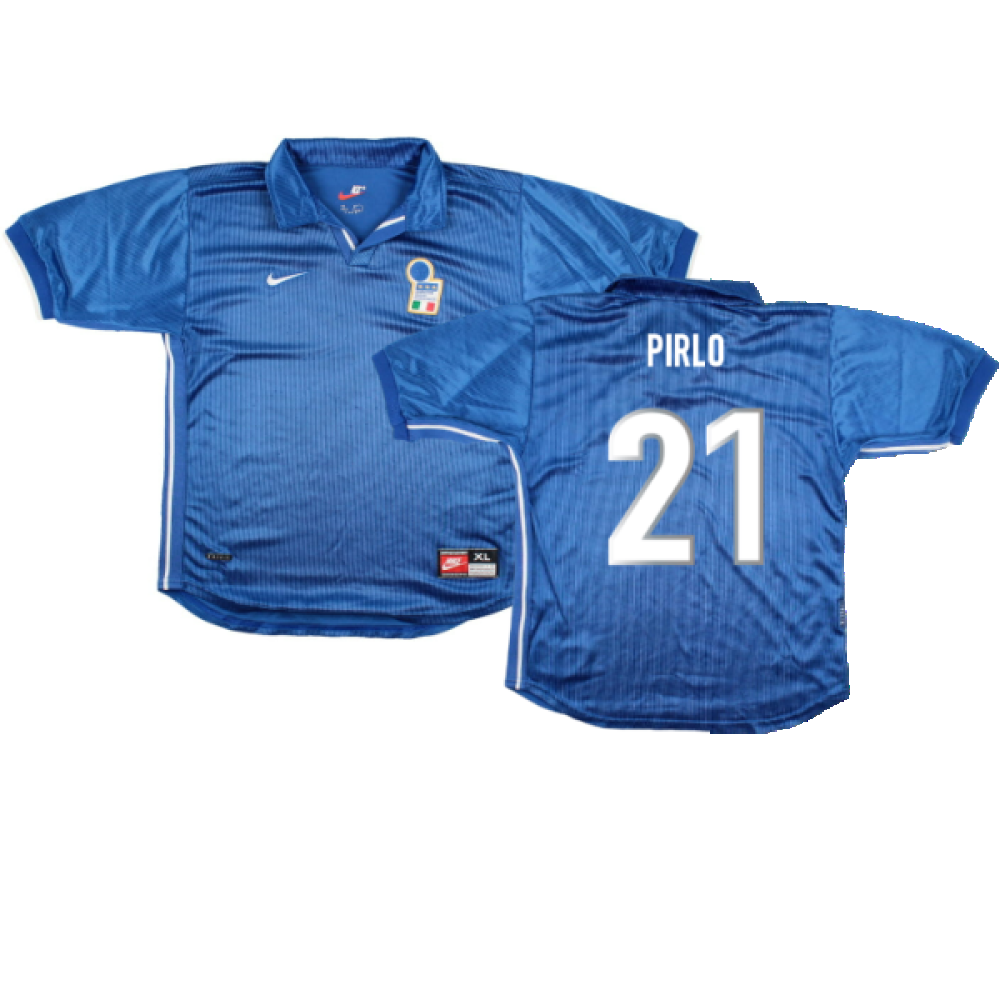 Italy 1998-99 Home Shirt (XL) (Excellent) (Pirlo 21)_0