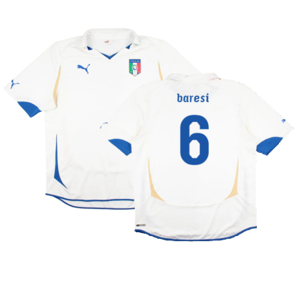 Italy 2010-11 Away Shirt (Very Good) (Baresi 6)_0