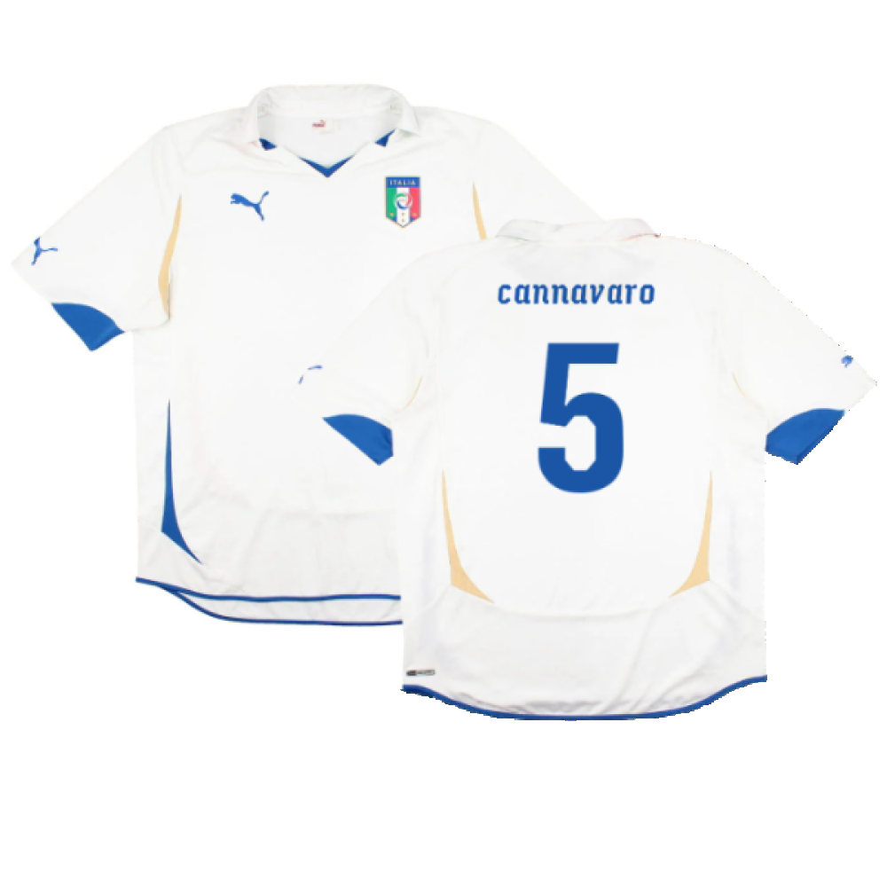 Italy 2010-11 Away Shirt (Very Good) (Cannavaro 5)_0