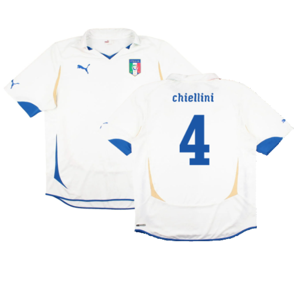 Italy 2010-11 Away Shirt (Very Good) (Chiellini 4)_0