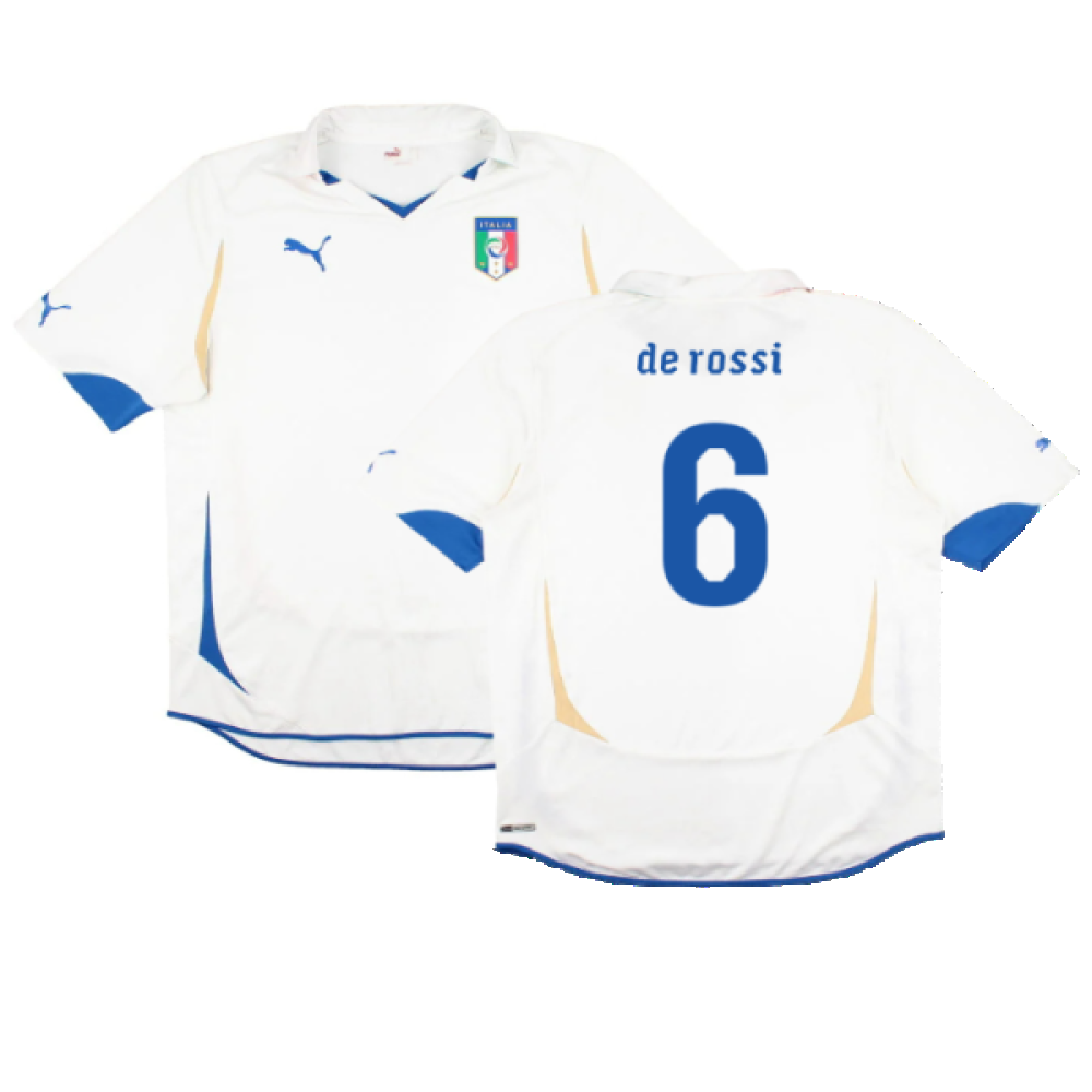 Italy 2010-11 Away Shirt (Very Good) (De Rossi 6)_0