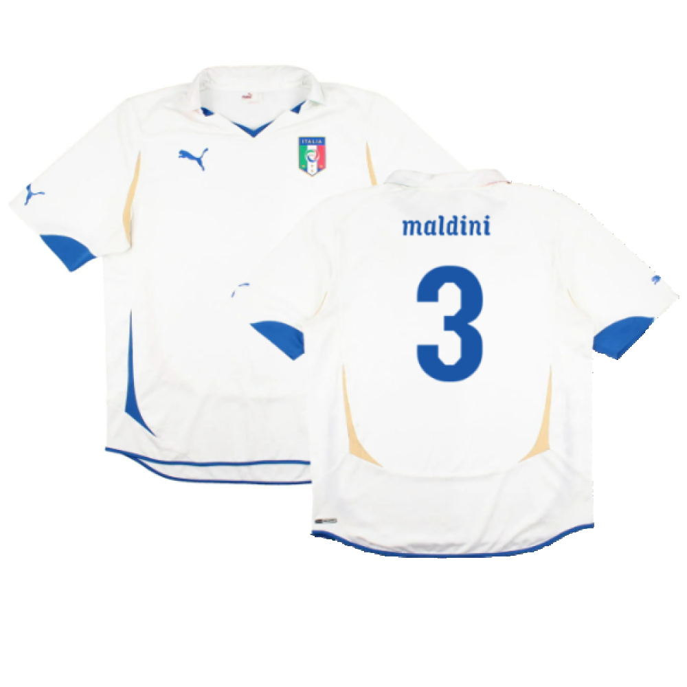 Italy 2010-11 Away Shirt (Very Good) (Maldini 3)_0