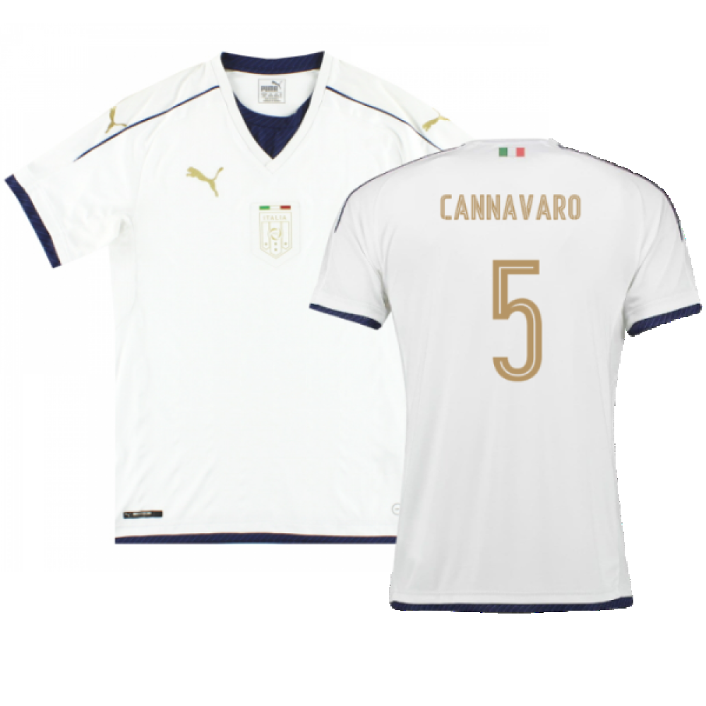 Italy 2016-17 Away Shirt (Excellent) (Cannavaro 5)_0