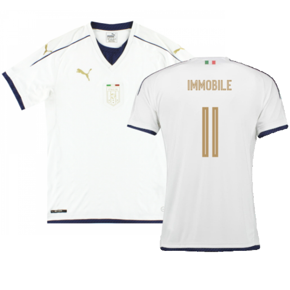 Italy 2016-17 Away Shirt (Excellent) (Immobile 11)_0