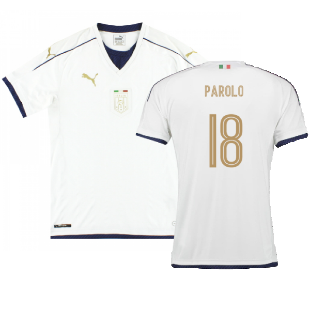 Italy 2016-17 Away Shirt (Excellent) (Parolo 18)_0