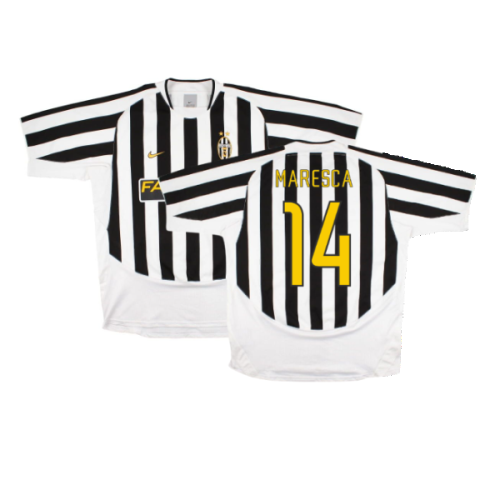 Juventus 2003/2004 Home Shirt (Excellent) (Maresca 14)_0