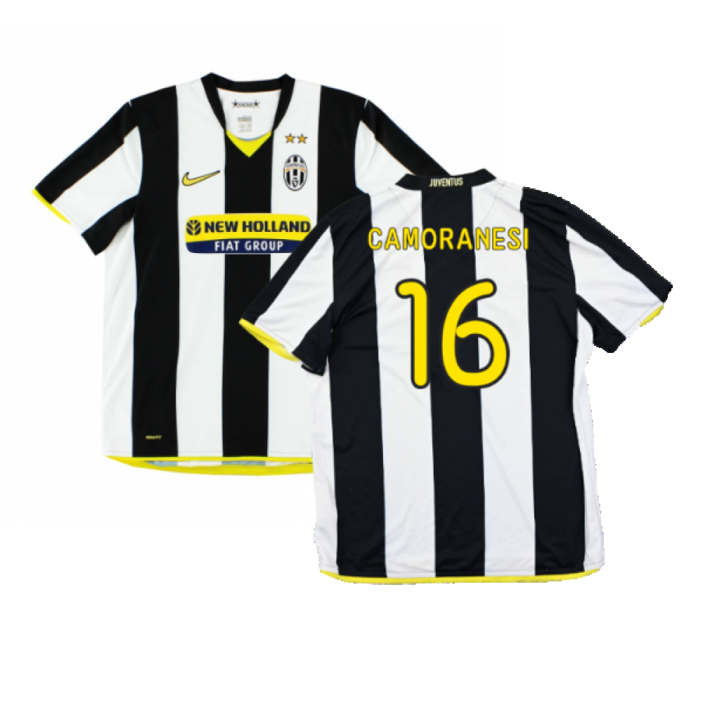 Juventus 2008-09 Home Shirt (XL) (Excellent) (Camoranesi 16)_0