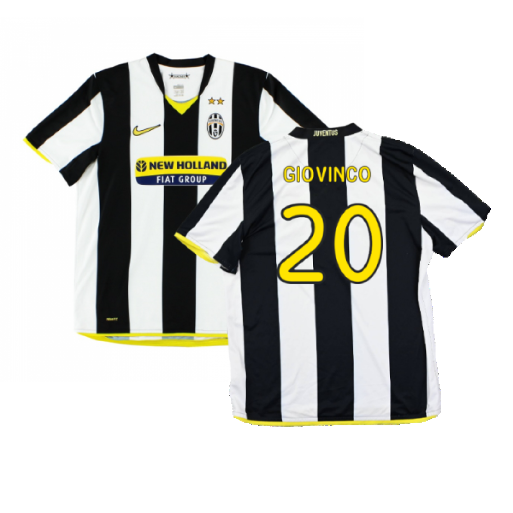 Juventus 2008-09 Home Shirt (XL) (Excellent) (Giovinco 20)_0