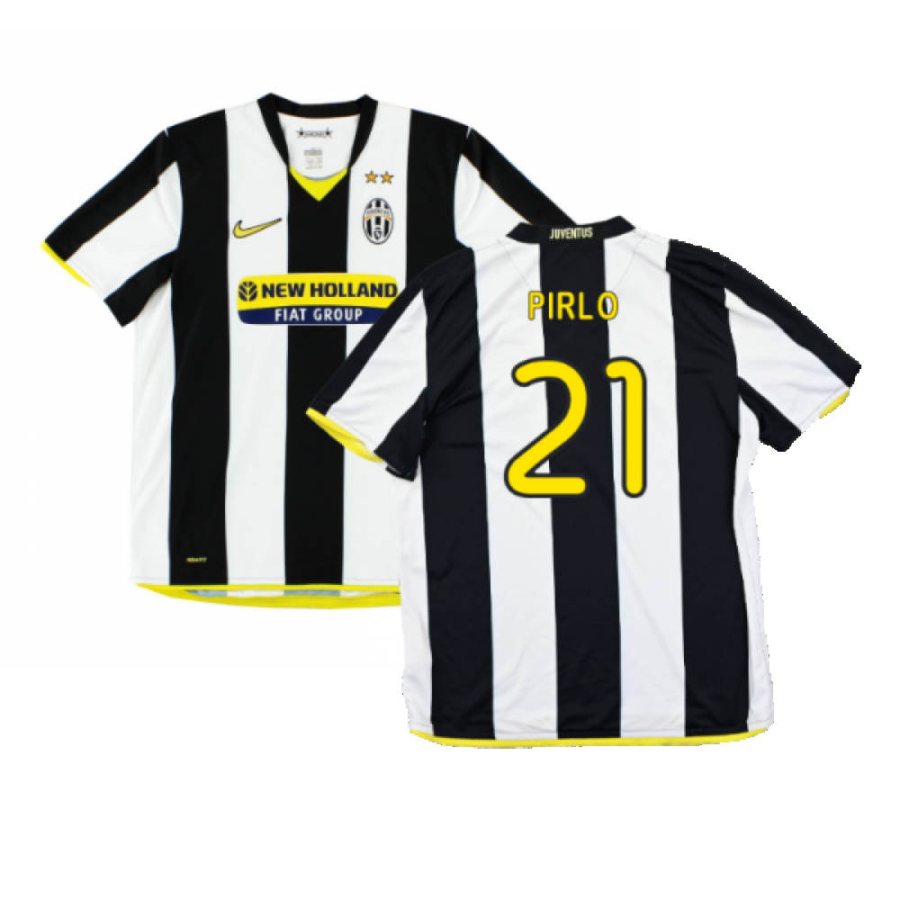 Juventus 2008-09 Home Shirt (XL) (Excellent) (Pirlo 21)_0