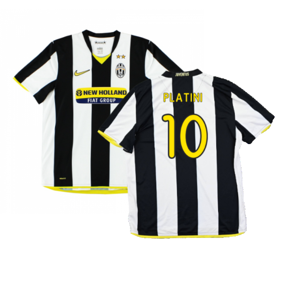 Juventus 2008-09 Home Shirt (XL) (Excellent) (Platini 10)_0