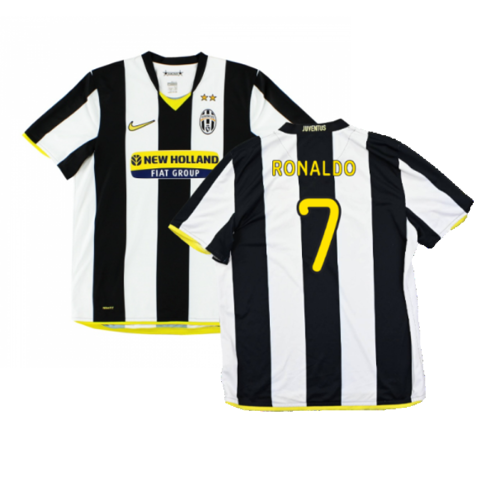 Juventus 2008-09 Home Shirt (XL) (Excellent) (Ronaldo  7)_0