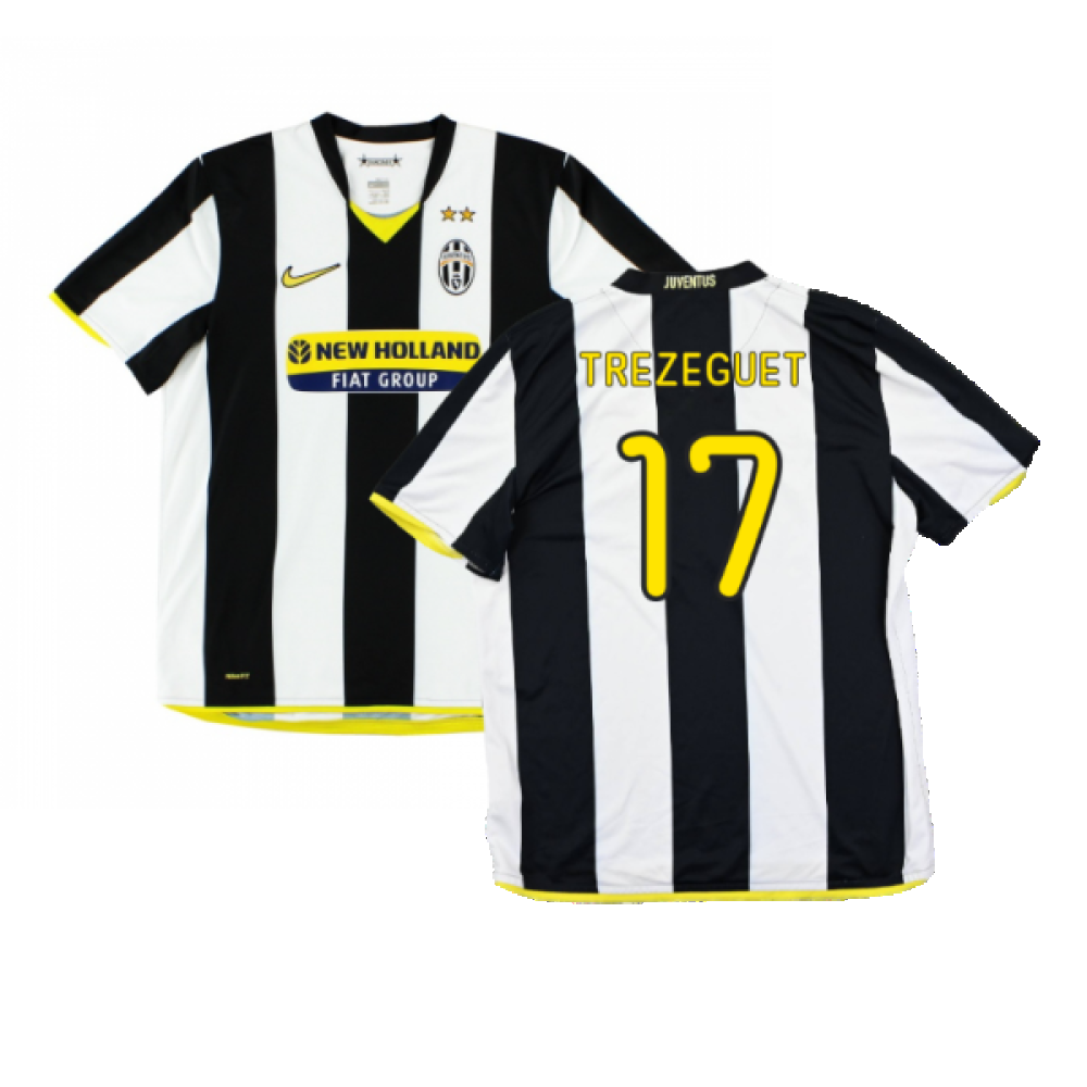 Juventus 2008-09 Home Shirt (XL) (Excellent) (Trezeguet 17)_0